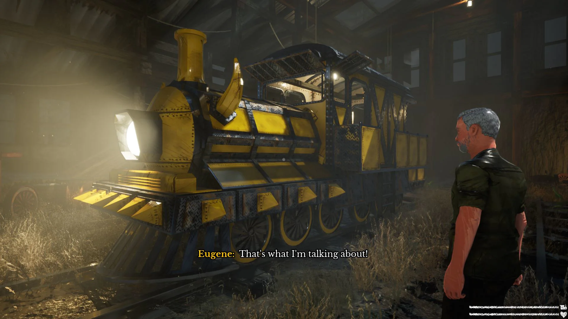 Train combat in Choo-Choo Charles